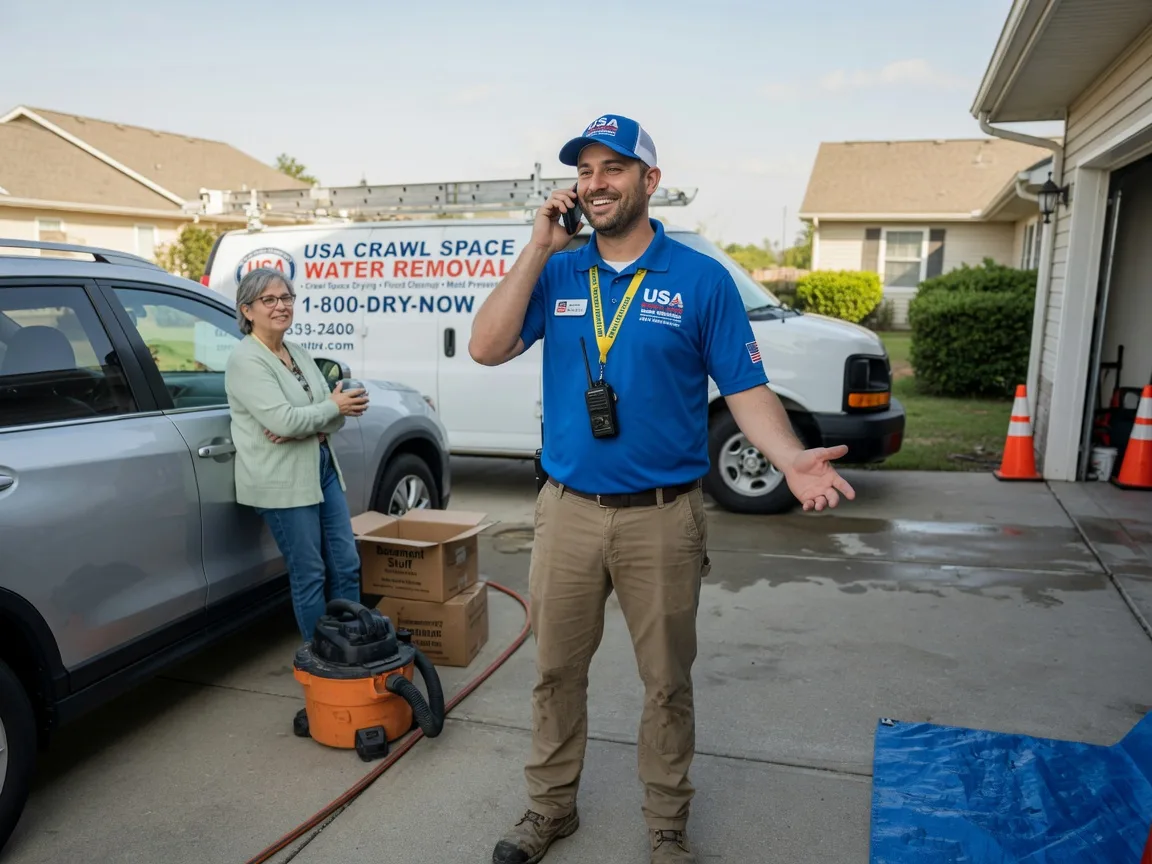 Crawl Space Water Removal Hoschton, GA FAQs
